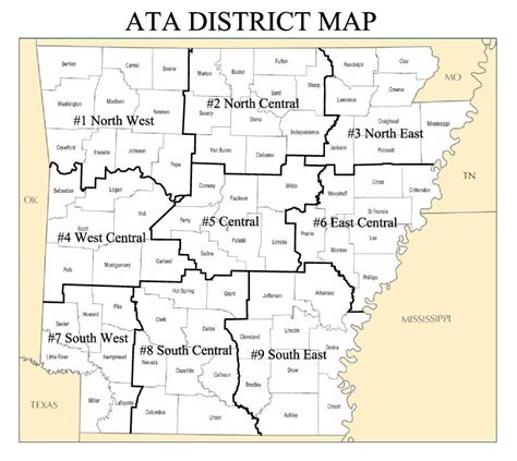 Districts Arkansas Trappers Association