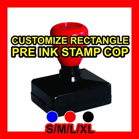 customize rectangle cop self ink stamp pre ink address cop flash cop company cop cop