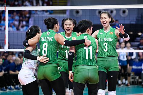 Uaap La Salle Crushes Defending Champion Nu To Sweep Womens