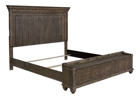 Johnelle King Panel Bed With Storage Bench