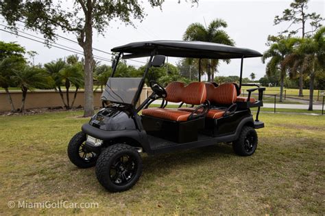 Club Car Precedent 6 Passenger Black Sku 652 Miami Golf Carts New