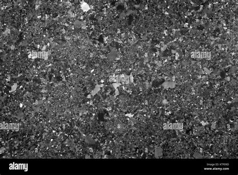Black Granite Texture Close Up Shot Stock Photo Alamy