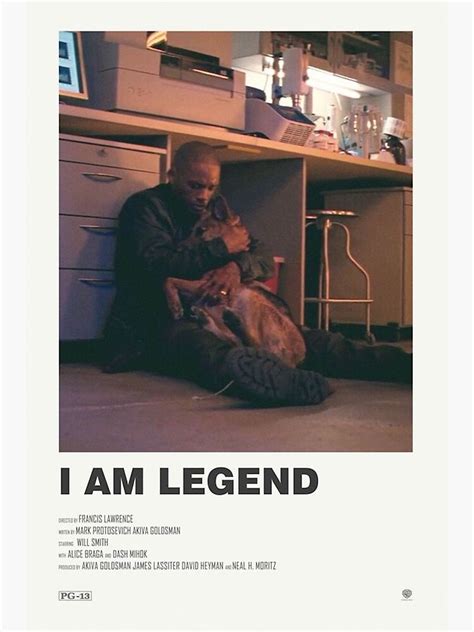 I Am Legend Alternate Movie Poster Poster By Morganber Redbubble