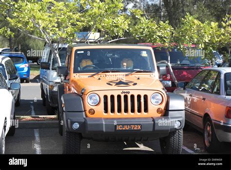 Wrangler Jeep Parked In Sydney Stock Photo Alamy