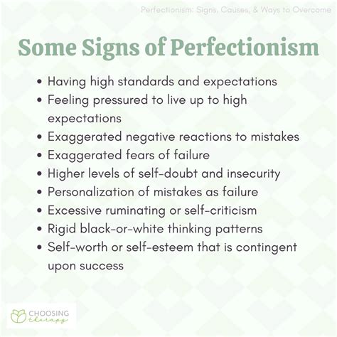 Perfectionism Signs Causes And Ways To Overcome