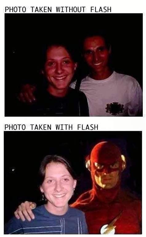 Photo taken without flash… Photo taken with Flash… | Funny photography