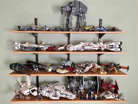 Each year the lego group retires a bunch of sets so that there is room for new products in the assortment. Finally put my Star Wars Lego sets on display, almost got ...
