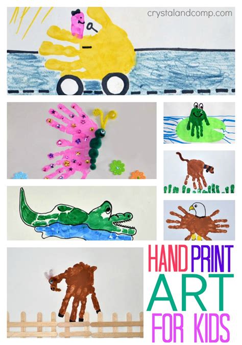 Super Easy Printable Alphabet Handprint Art Crafts For Kids