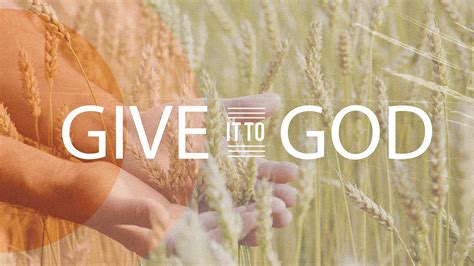 Give It To God Plant The Seed Ministries