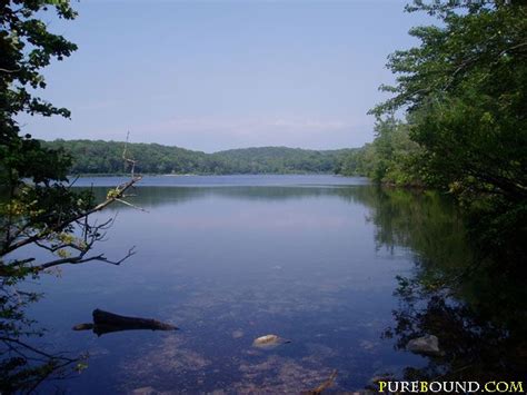 Sunfish Pond Situated Atop The Kittatinny Ridge In New Jersey