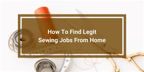 Top 7 Best Legitimate Sewing Jobs From Home Work At Home No Scams