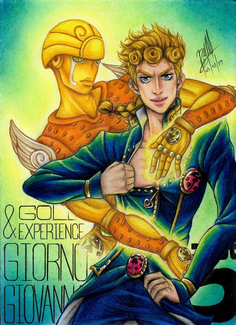 Fanart Our Favorite Gang Star Boy Giorno Giovanna And Gold Experience