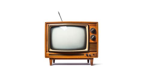 Premium Ai Image Old Tv Set