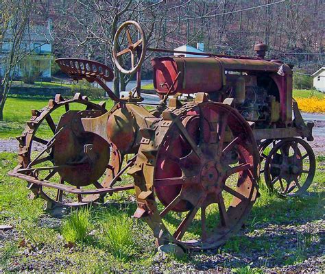 Antique Farm Tractor Antique Coffee Grinder Modern Farmer Reverse