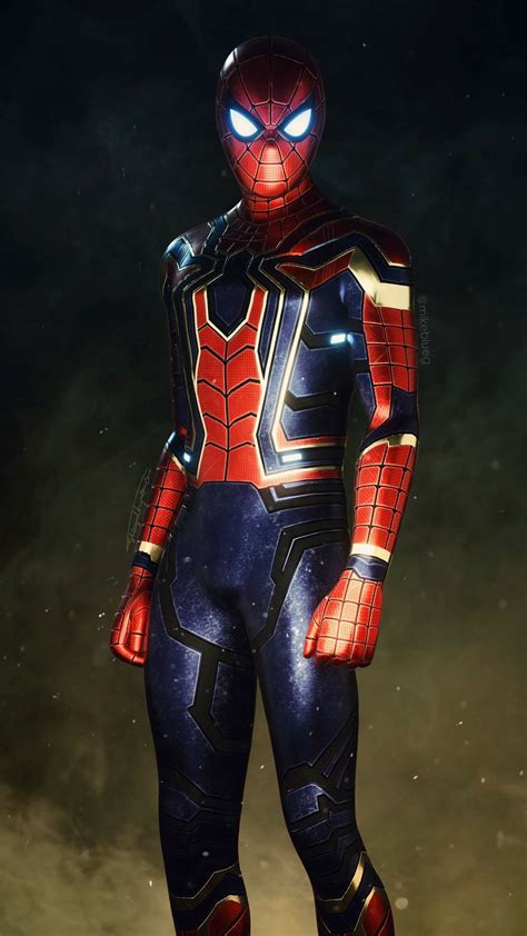 Artstation Iron Spider Avengers Suit