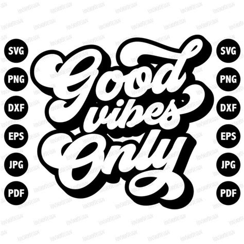 Paper Party And Kids Embellishments Good Vibes Png Positive Vibes Svg