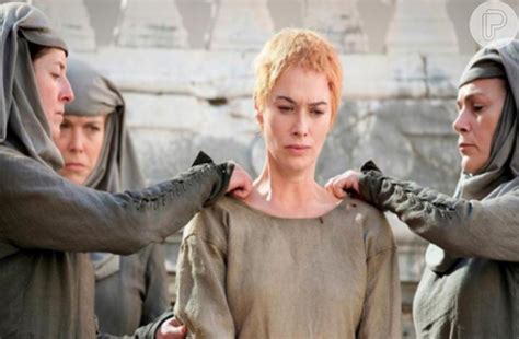 Foto Lena Headey A Cersei Lannister Em Games Of Thrones Apareceu Nua Na Cena Da Caminhada