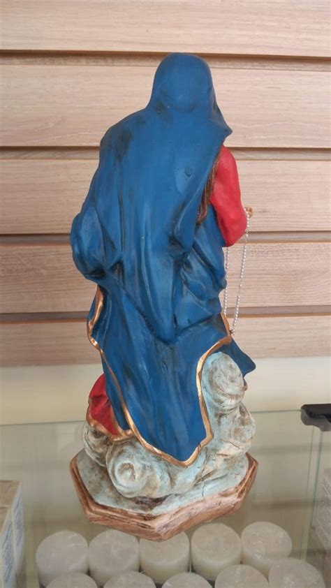 Imagem Nossa Senhora do Rosário de Pompéia 30 cm Resina Lojinha