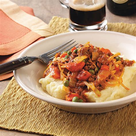 Readers share their best traditional irish recipes, from shepherd's pie and seafood chowder to herbed carrots and colcannon potatoes. St. Paddy's Irish Beef Dinner Recipe | Taste of Home