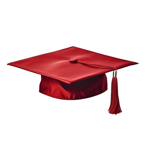 Red Graduation Cap On A Transparent Background 27291816 Png