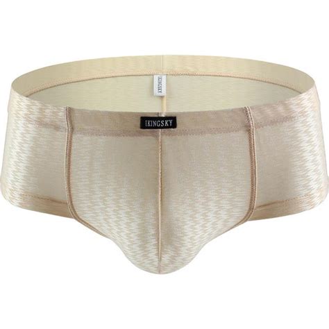 Buy Ikingsky Mens Shining Cheeky Boxer Sexy Mini Cheek Underwear