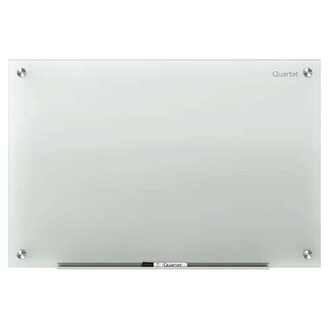 Quartet Infinity Frosted Glass Dry Erase Board 36 X 24 Grand And Toy