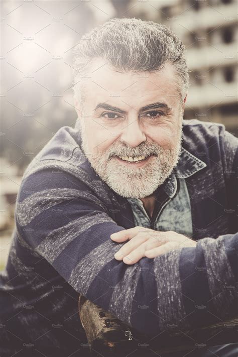 Attractive Old Man With Beard High Quality People Images ~ Creative Market