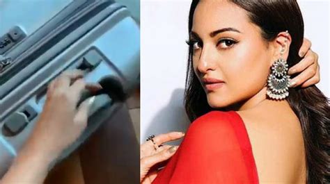 Watch Sonakshi Sinha Lashes Out At The Airline Staff For Breaking Her