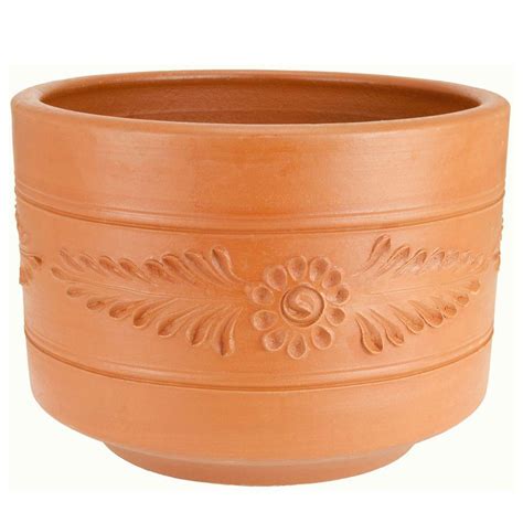 Pr Imports 17 In Terra Cotta Cylinder 17 In Diameter Terra Cotta