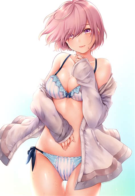 Wallpaper Mashu Kyrielight Fate Grand Order Anime Girls Bikini