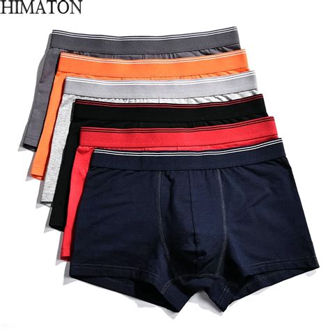 Himaton Mens Underwear Sexy Cotton Boxers Shorts Men Brand Underwear Boxer Panties Underwear Man