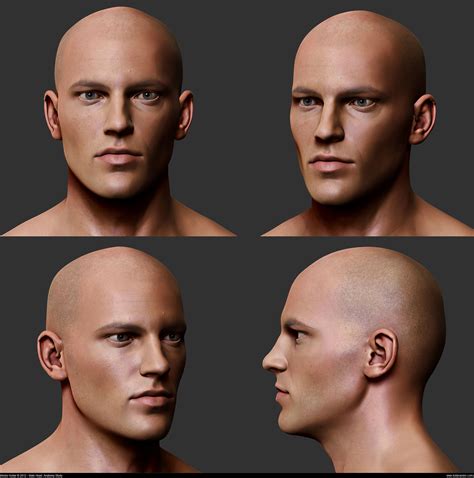 Male Head Anatomy Study Image 4 Male Face Expressions Photography