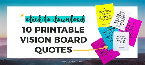 How To Make A Vision Board That Works Free Quotes Vision Board