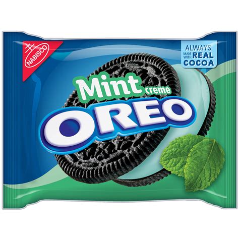 Buy Oreomint Creme Chocolate Sandwich Cookies 152 Oz Online At