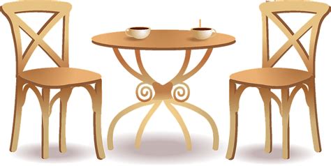 Cafe Table And Chairs Clipart Free Download Transparent Png Creazilla
