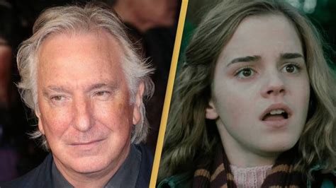 Alan Rickman Slammed Emma Watsons Acting In Personal Diaries