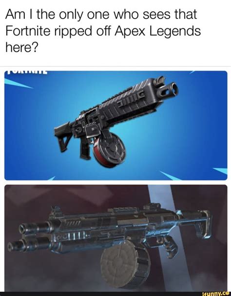 Am I The Only One Who Sees That Fortnite Ripped Off Apex Legends Here