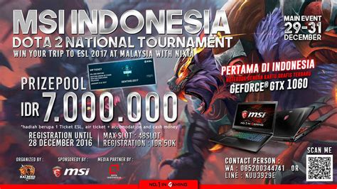Full information about malaysia esports league dota 2. MSI Indonesia Dota 2 National Tournament | MSI Global
