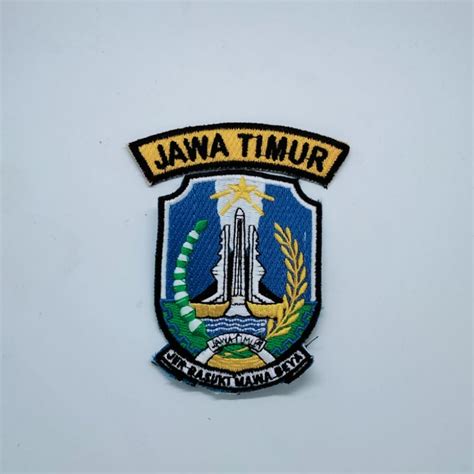 Jual Logo Bordir Jawa Timur Begde Badge Logo Emblem Patch