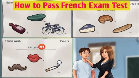 How To Pass French Exam Test In Summertime Saga Game Summertime Saga