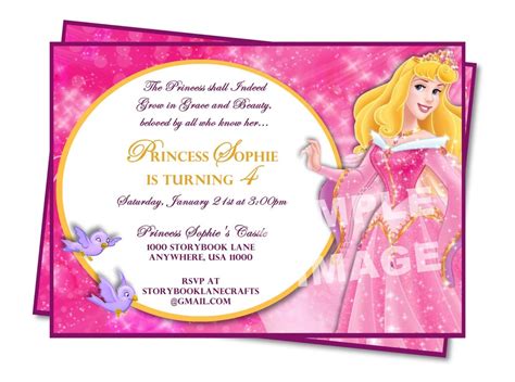 Sample Princess Birthday Invitation Wording Kids Birthday Invitation