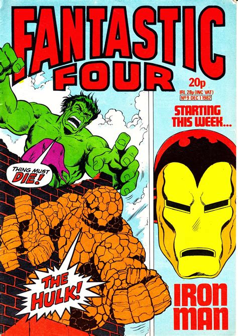 Starlogged Geek Media Again 1982 Fantastic Four December Cover