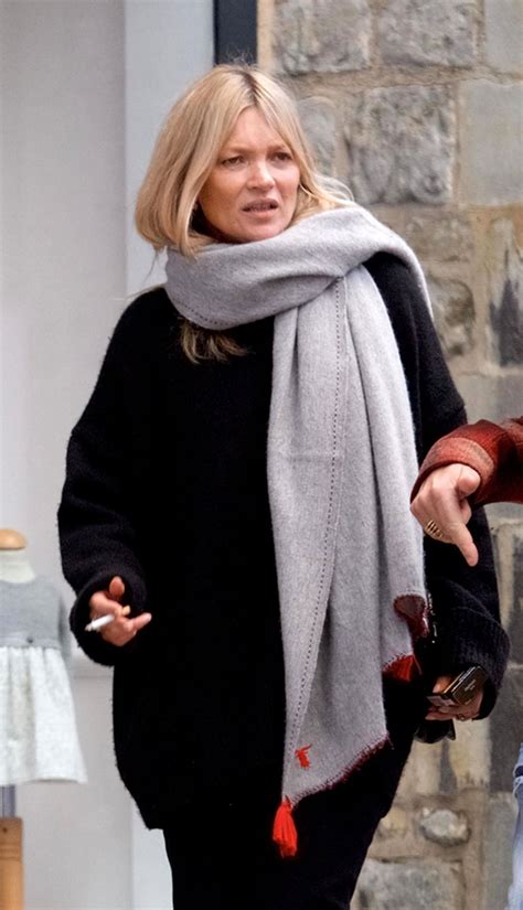 KATE MOSS Out Shopping in London 02/01/2019 - HawtCelebs