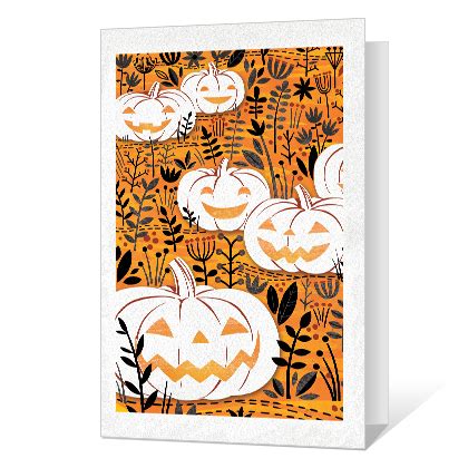 Happy Pumpkin Day Printable Halloween Cards | Printable cards, Printable greeting cards ...