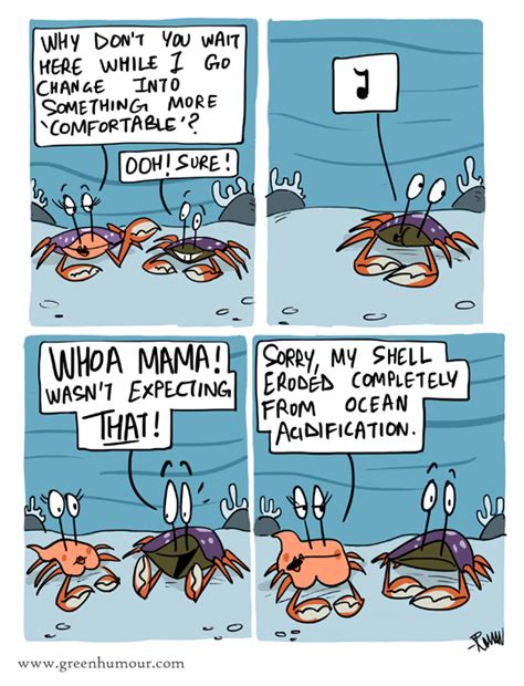 Green Humour Ocean Acidification And The Dungeness Crab