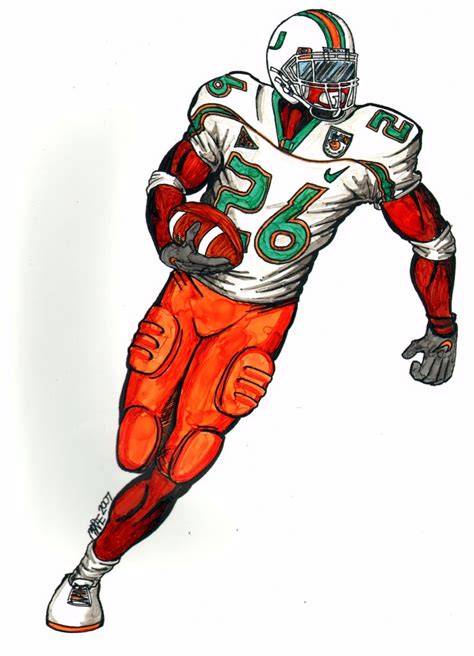 Nfl Football Players Drawings Clipart Best Images And Photos Finder