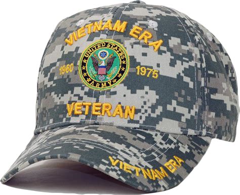 Us Military Official Licensed Embroidery Hat Army Camo Veteran