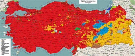 Turkish Ethnic Map