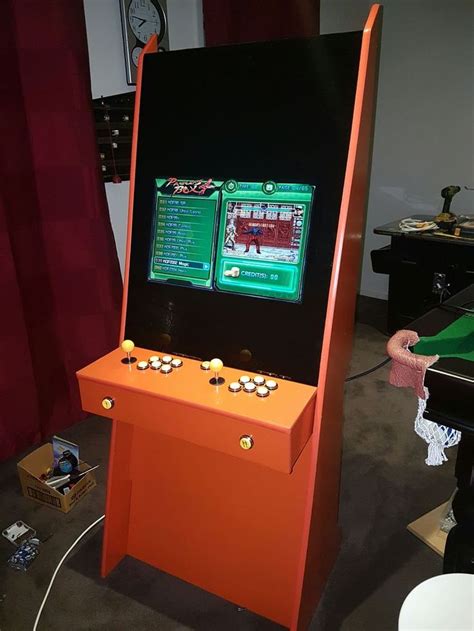 A Super Easy Arcade Machine From 1 Sheet Of Plywood Arcade Diy Arcade Cabinet Arcade Machine