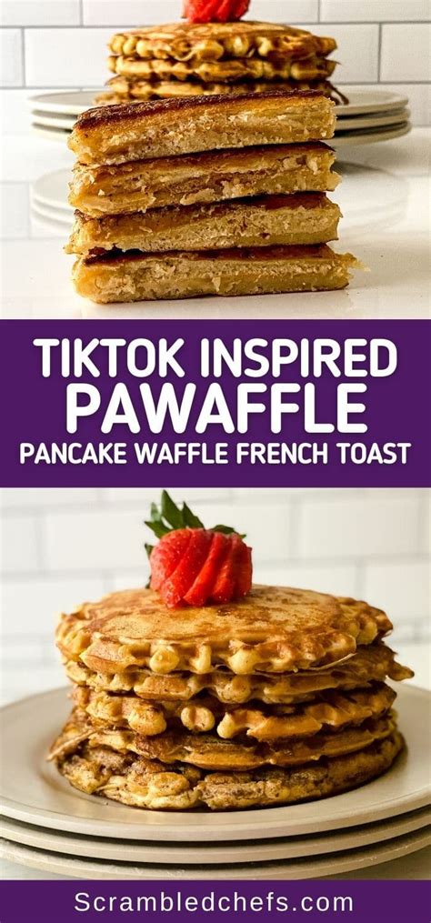 Waffle Pancake French Toast Pawaffle Recipe Scrambled Chefs